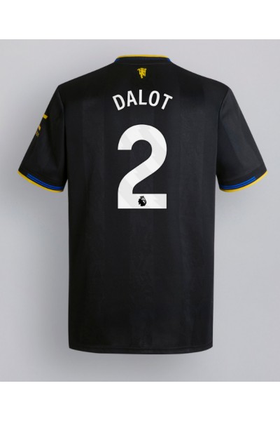 Manchester United Diogo Dalot #2 Jalkapallovaatteet Kolmaspaita 2025-26 Lyhythihainen Manchester United Diogo Dalot #2 Jalkapallovaatteet Kolmaspaita 2025-26 Lyhythihainen